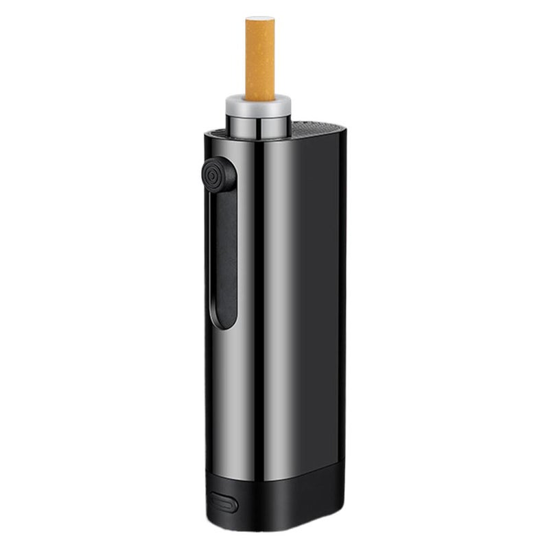 Car ashtray with built-in cigarette lighter and ash-free feature – perfect for carrying while driving.